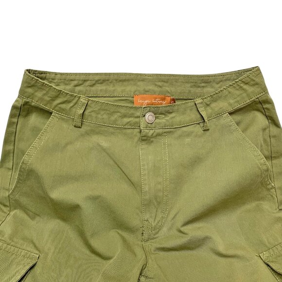 beige botany Avocado 100% Cotton Cargo Utility Pants‎ - Picture 3 of 8